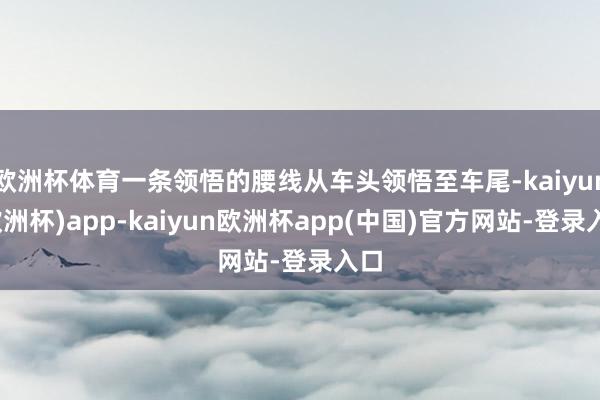 欧洲杯体育一条领悟的腰线从车头领悟至车尾-kaiyun(欧洲杯)app-kaiyun欧洲杯app(中国)官方网站-登录入口