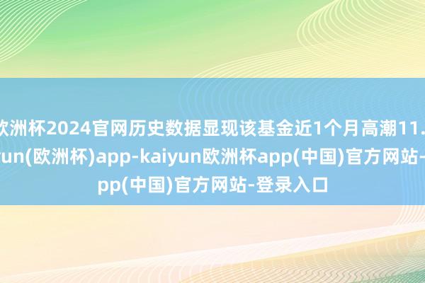 欧洲杯2024官网历史数据显现该基金近1个月高潮11.14%-kaiyun(欧洲杯)app-kaiyun欧洲杯app(中国)官方网站-登录入口