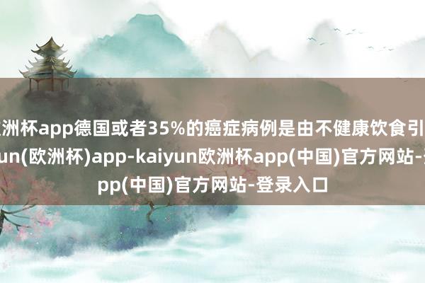 欧洲杯app德国或者35%的癌症病例是由不健康饮食引起的-kaiyun(欧洲杯)app-kaiyun欧洲杯app(中国)官方网站-登录入口