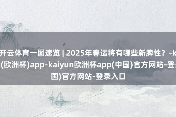 开云体育一图速览 | 2025年春运将有哪些新脾性？-kaiyun(欧洲杯)app-kaiyun欧洲杯app(中国)官方网站-登录入口