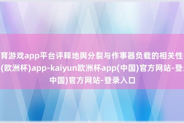 体育游戏app平台评释地舆分裂与作事器负载的相关性-kaiyun(欧洲杯)app-kaiyun欧洲杯app(中国)官方网站-登录入口