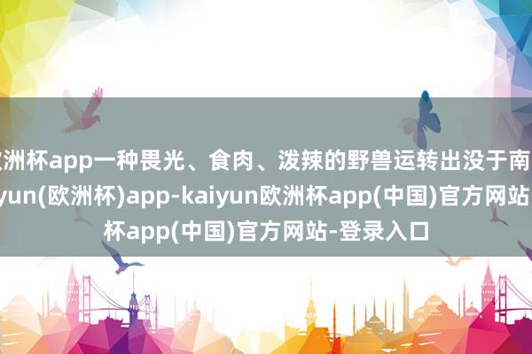 欧洲杯app一种畏光、食肉、泼辣的野兽运转出没于南山一带-kaiyun(欧洲杯)app-kaiyun欧洲杯app(中国)官方网站-登录入口